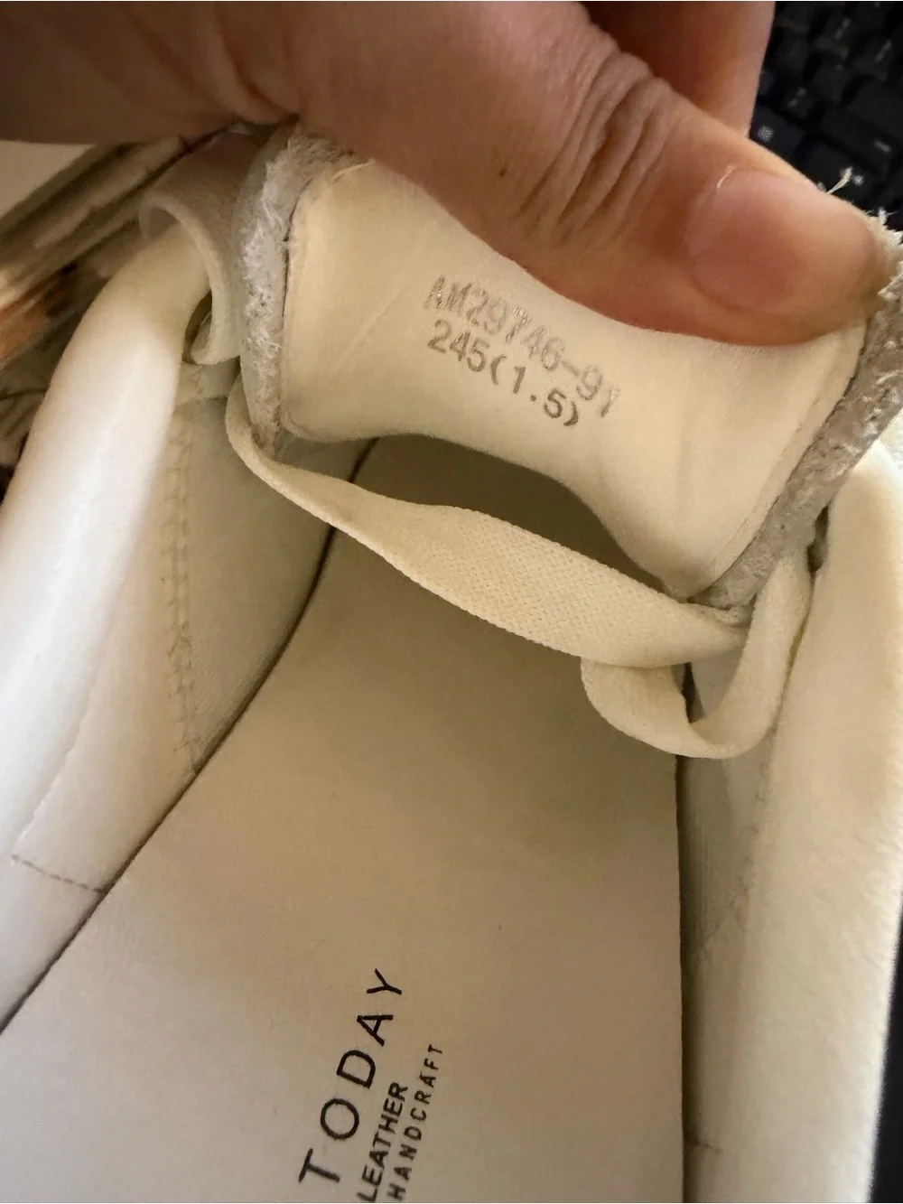 Beau Today White Platform Sneakers with Black Heel Collar - Women's Lace-Up-8